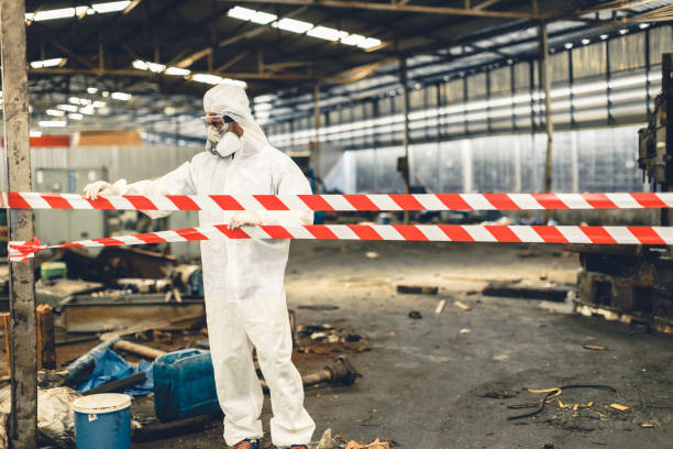Professional Hoarding Cleanup technician working in Mount Royal, NJ